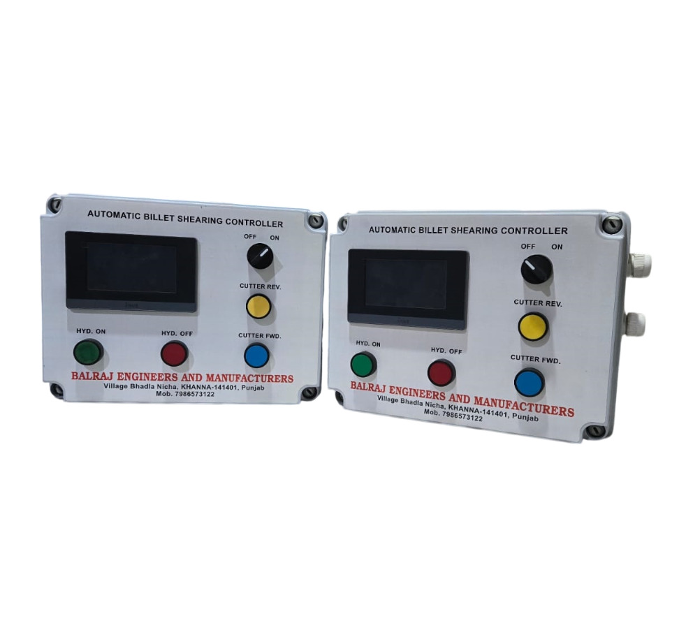 Automatic Billet Shearing Controller - Color: White