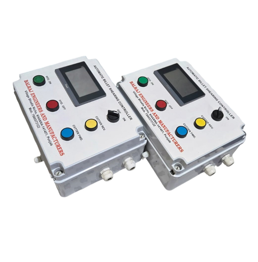 Automatic Billet Shearing Controller - Color: White
