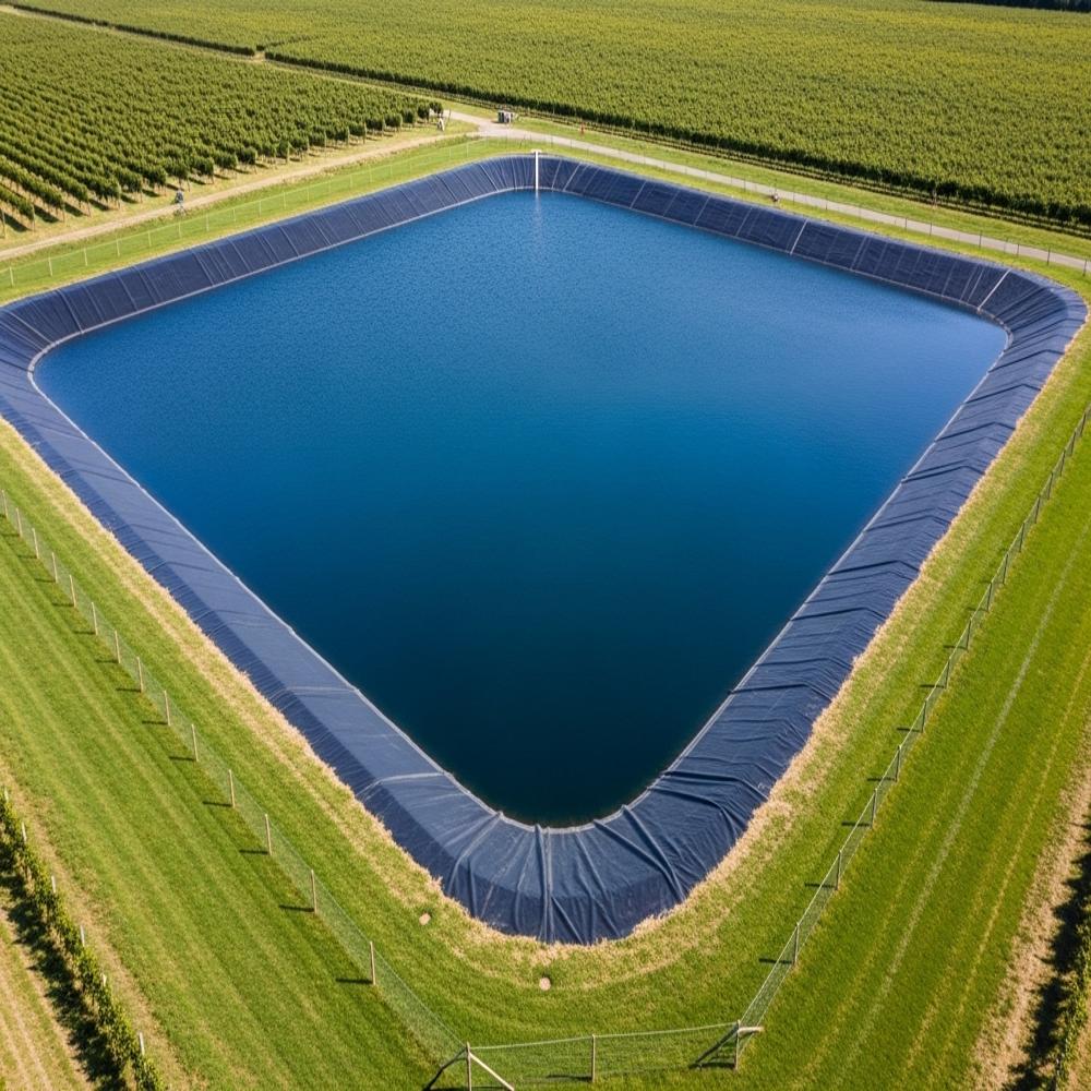 Hdpe Agriculture Farm Pond Liner Sheet - 0.5mm-2mm Thickness, Custom Length, Black Color | Uv Stabilizer, Ideal For Irrigation Reservoirs