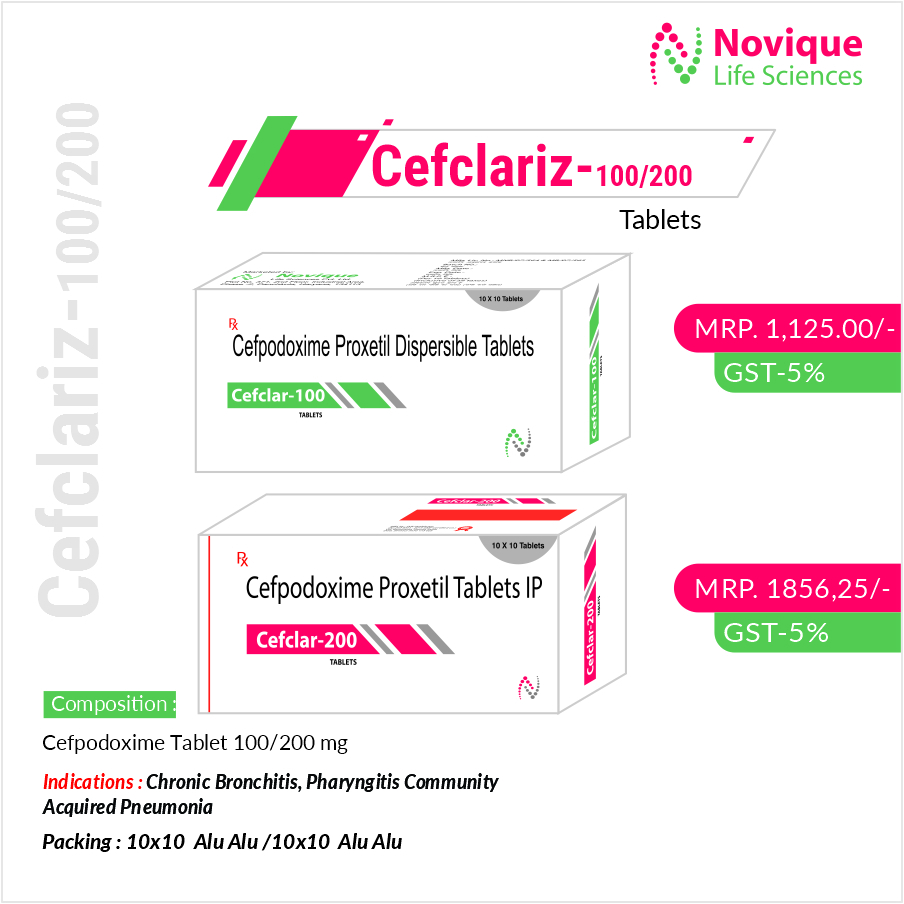 Cefpodoxime Tablet 100Mg