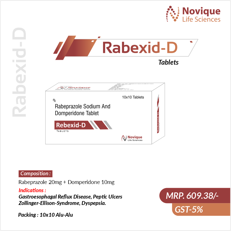 Rabeprazole 20 Mg + Domperidone 10 Mg