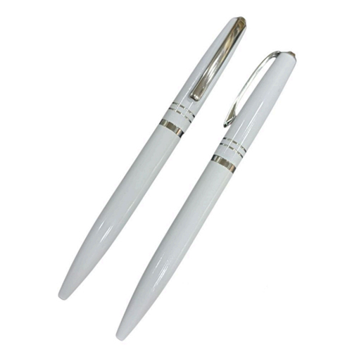 Nx -1113 P White Metal Ball Pen