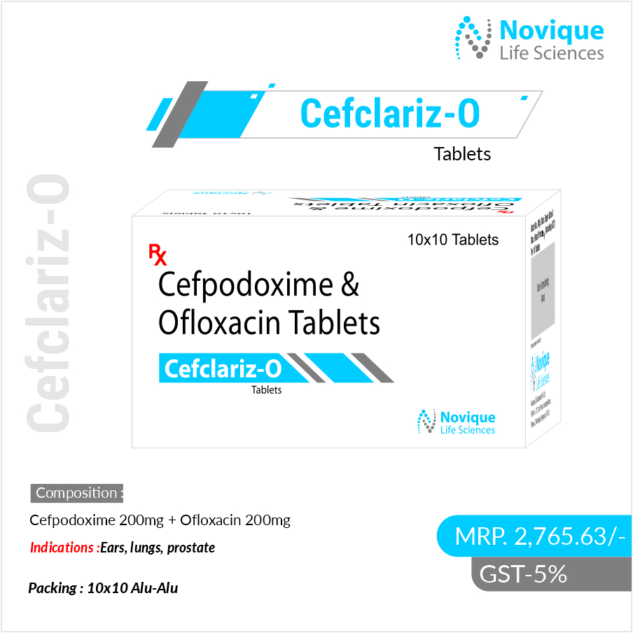 Cefpodoxime 200Mg + Ofloxacin 200 mg