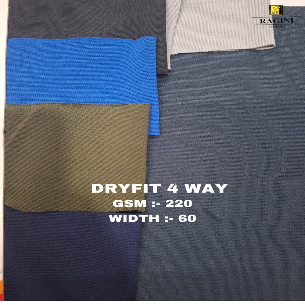 DRYFIT 4 WAY LYCRA FABRIC - High Performance Activewear