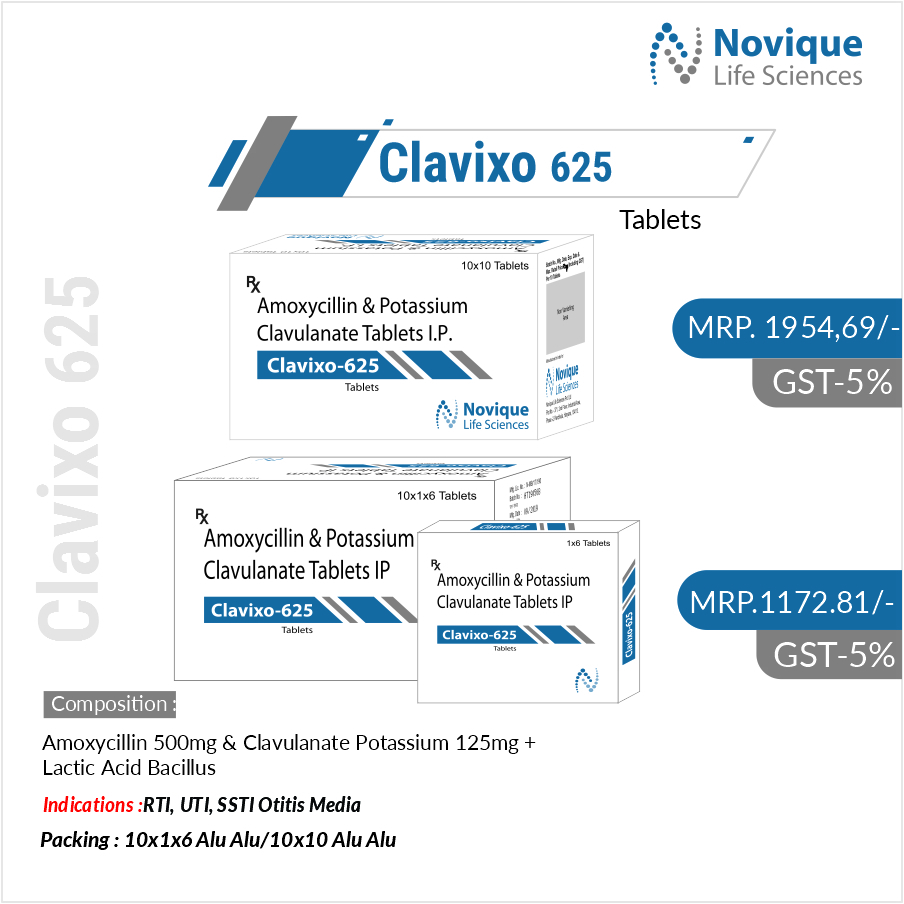 Amoxycillin 500 Mg & Clavulanate Potassium 125mg