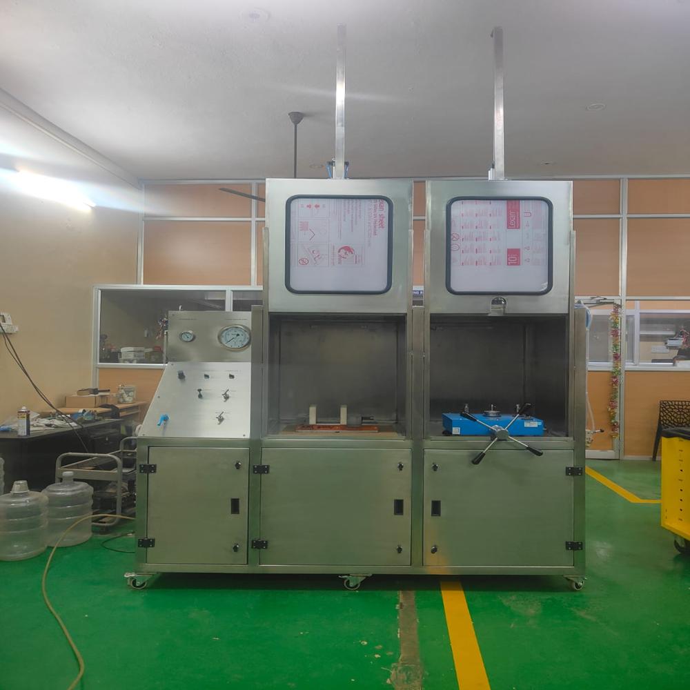 Industrial High Pressure Testing Unit - Color: Steel