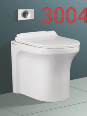 Floor Mount - Color: White