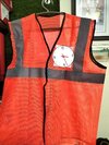 Worker Reflective Safety Jacket - Color: Orange