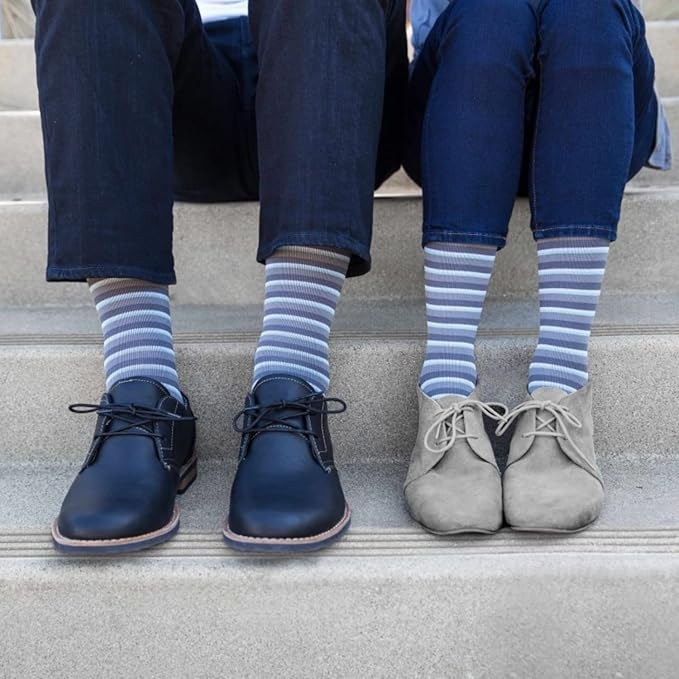 Cotton compression socks