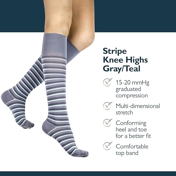 Cotton compression socks