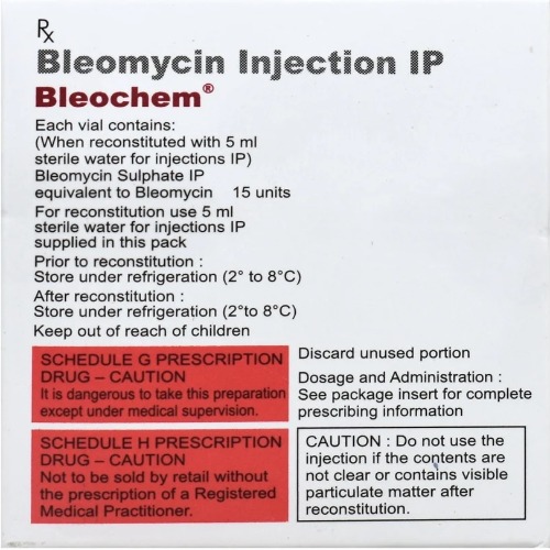 Bleochem 15 Iu Injection - Physical Form: Liquid