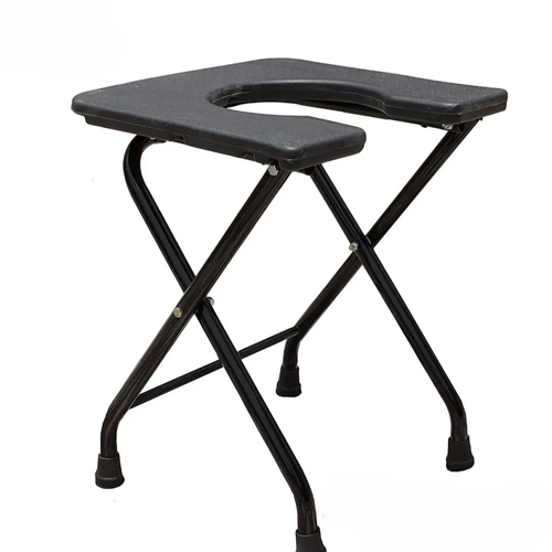 Cut Stool Black