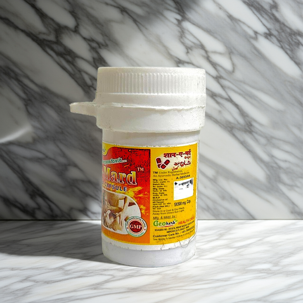 Shan E Mard 5 Capsules - Age Group: For Adults