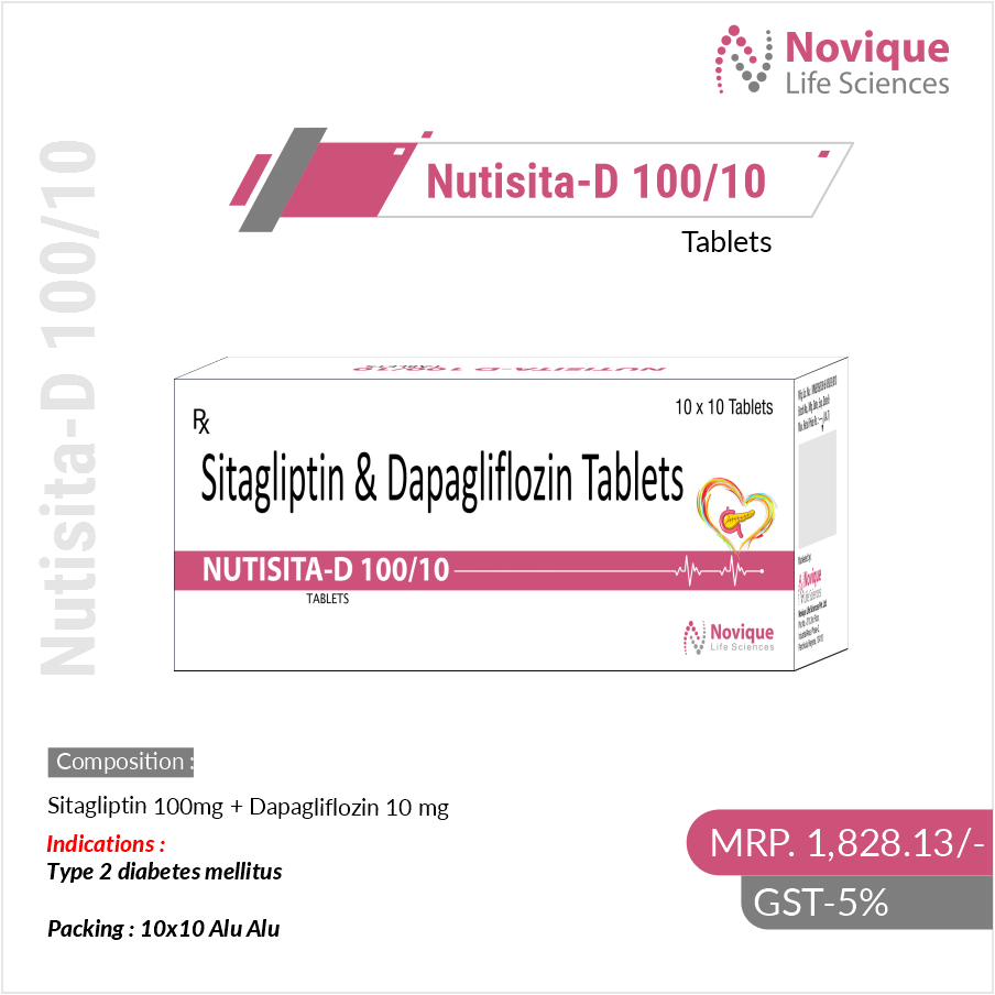 Sitagliptin 100mg + Dapagliflozin 10mg
