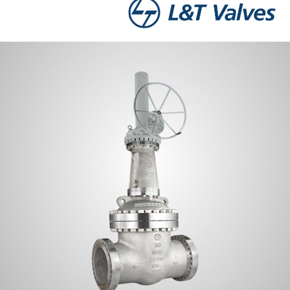 L&T Cast Steel WCB Gate Valve Class 600 LG6F-8 / 163-8