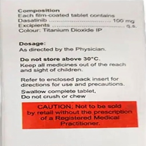 Dasafav 100 mg Tablet
