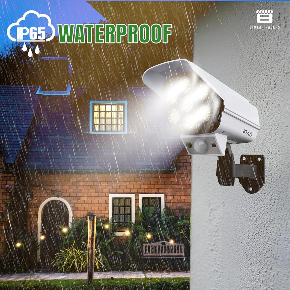 Solar Lights Outdoor Motion Sensor - Color: White