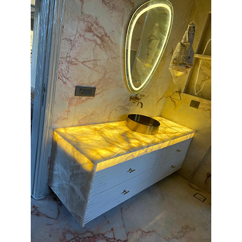 Luxury Bathroom Vanity Unit - Color: White