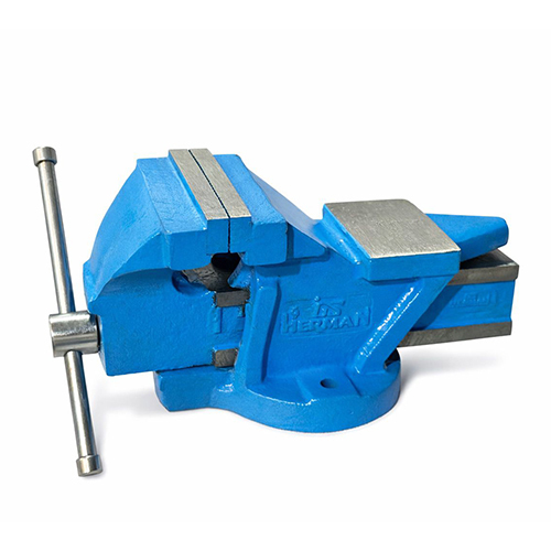 Gs-100 Fixed Base Bench Vice - Color: Blue