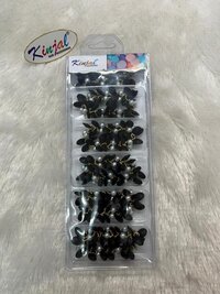 Knitted Beaded Fancy Hair Ruffles