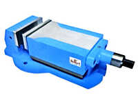 Gs-118-n Fixed Base Milling Machine Vice - Color: Blue