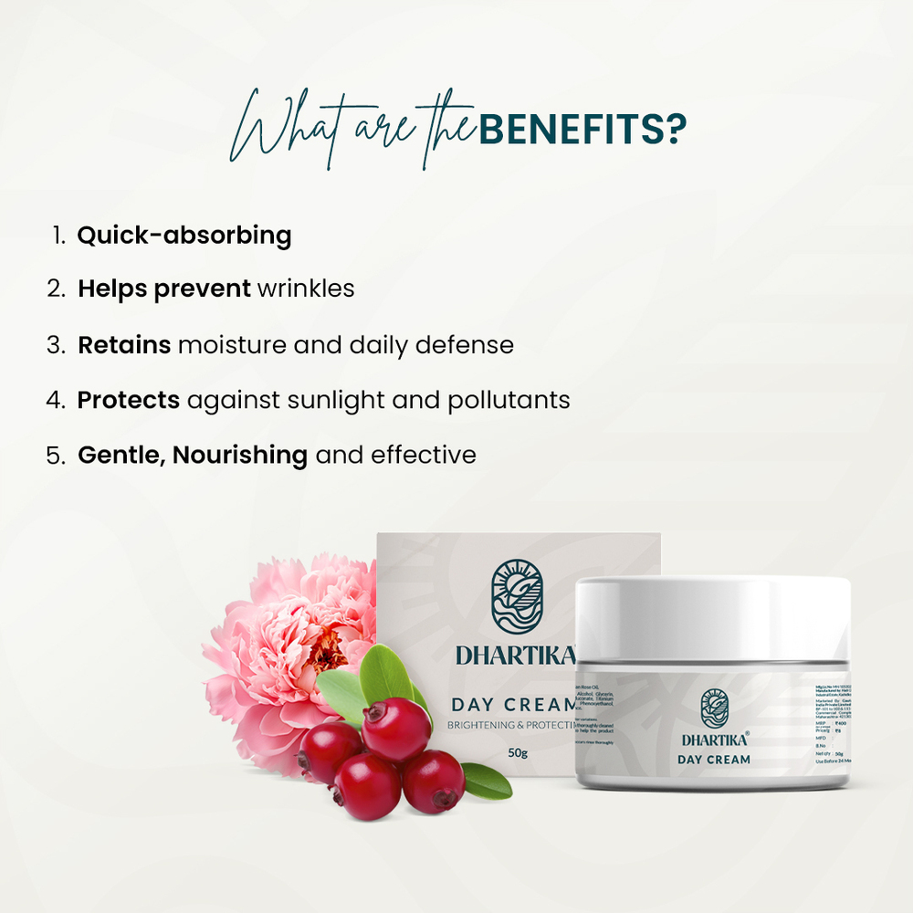 Dhartika Day Cream - Attributes: Smudge Proof