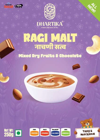 Ragi Malt (Mixed Dry Fruit And Chocolate) - Alcohol Content (%): 0%