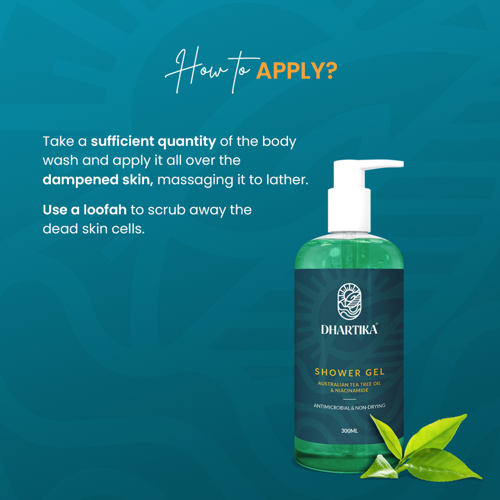 Dhartika Tea Tree Shower Gel - Age Group: Adults