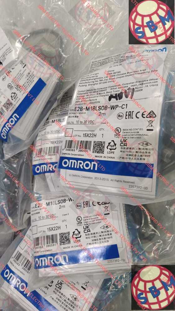 OMRON PROXIMITY SENSOR 10 TO 30VDC, E2B-M18LS08-WP-C1