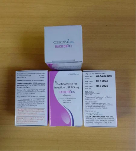 0.5Mg Dacilon Dactinomycin Injection - Dosage Form: Liquid