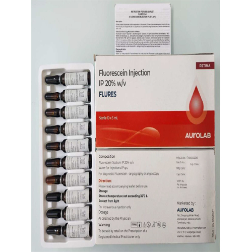 20% Fluorescein Injection Ip - Dosage Form: Liquid