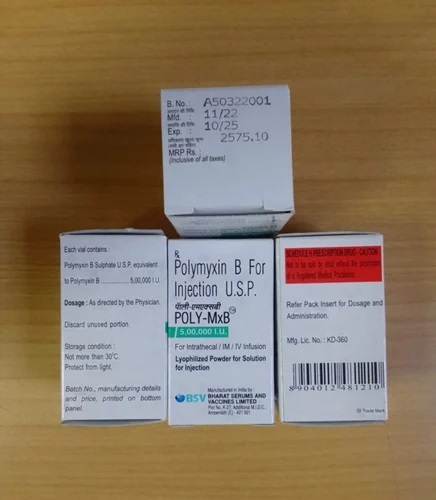 Mxb_Polymyxin B 500000 Iu Injection - Dosage Form: Liquid