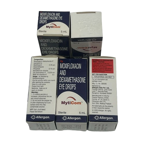 5ml Moxifloxacin And Dexamethasone Eye Drops