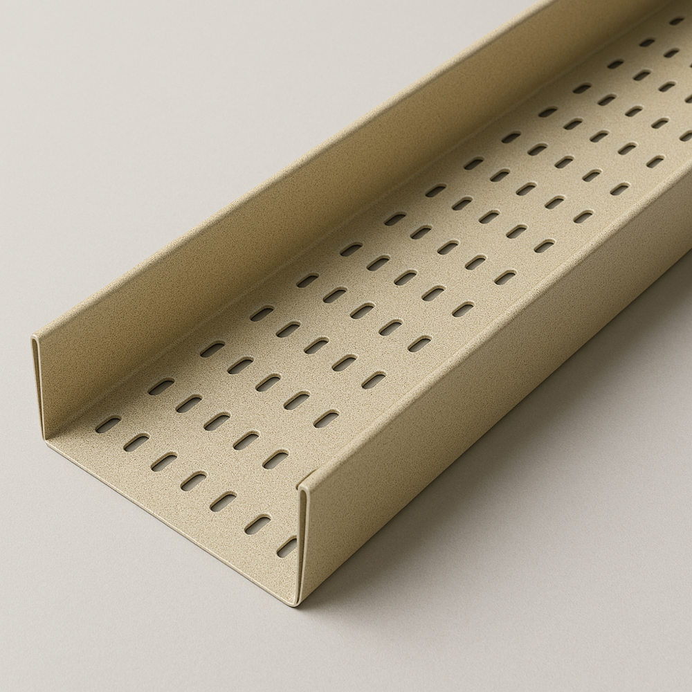 Electron Edge Power Coated Perforated Cable Tray