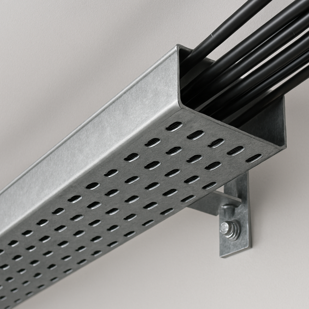 Power Coated Perforated Cable Tray - Features: High Quality
