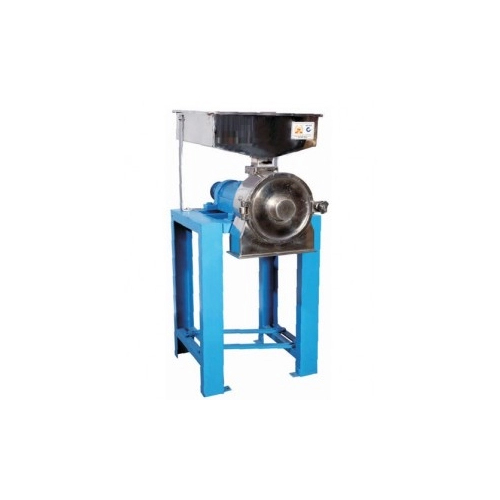 10x5 Inch 2 In 1 Double Chamber Pulverizer Machine - Color: Silver