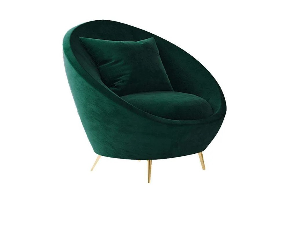 Gharnish Half Moon Modern Accent Chair - Application: Restaurant