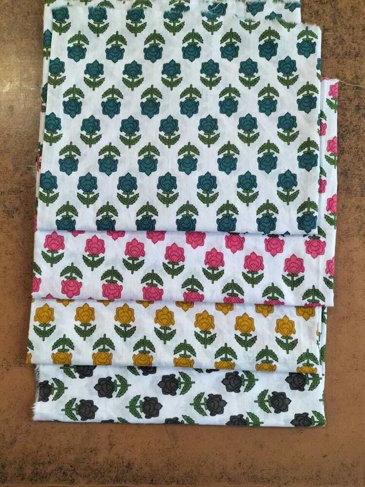 Cotton Nighty Fabric - Color: Multicolor Available