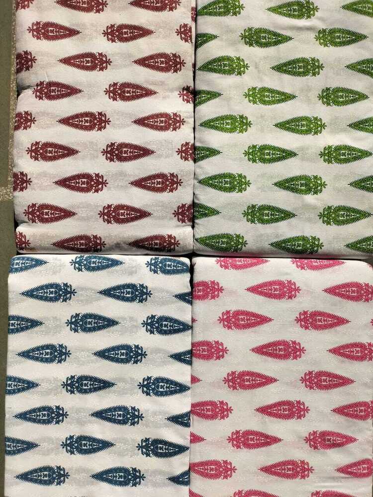 Cotton Printed Fabric - Color: Multicolor