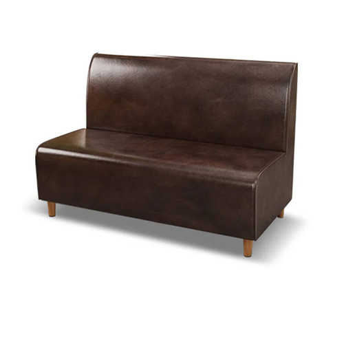 Easygo 2 Seater Restaurant Sofa - Color: Brown