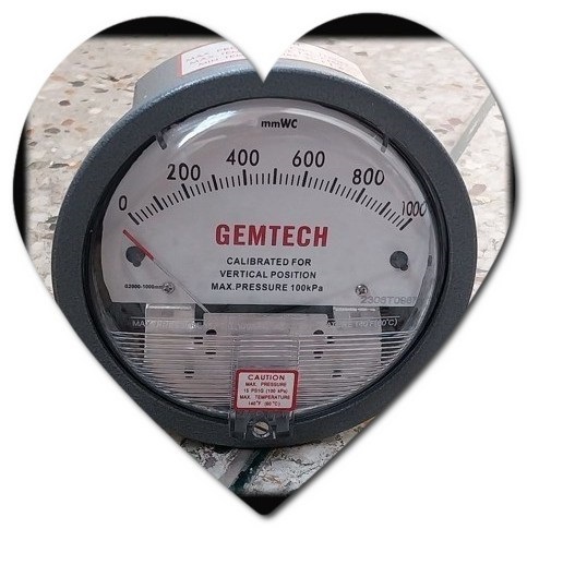 GEMTECH DIFFERENTIAL PRESSURE GAUGE For Kalol Industrial Estate Gandhinagar Gujarat