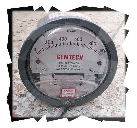 GEMTECH DIFFERENTIAL PRESSURE GAUGE For Kalol Industrial Estate Gandhinagar Gujarat