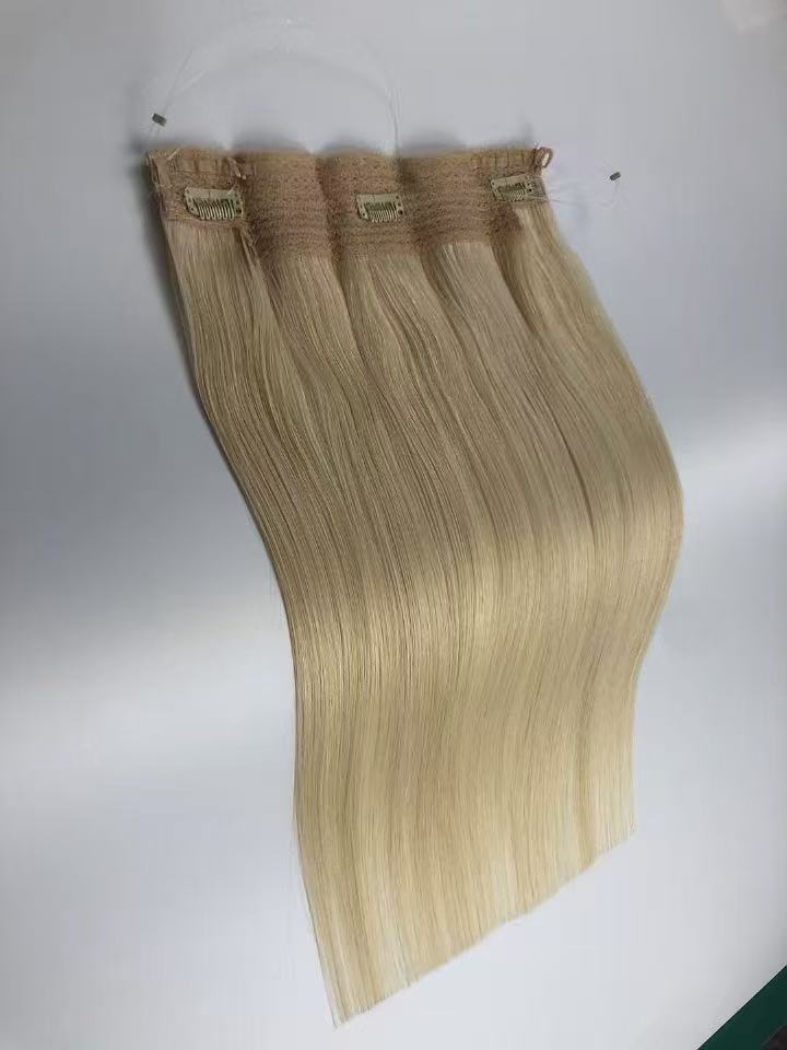 Cuticle aligned remy genius weft hair extensions for hair salon onwers