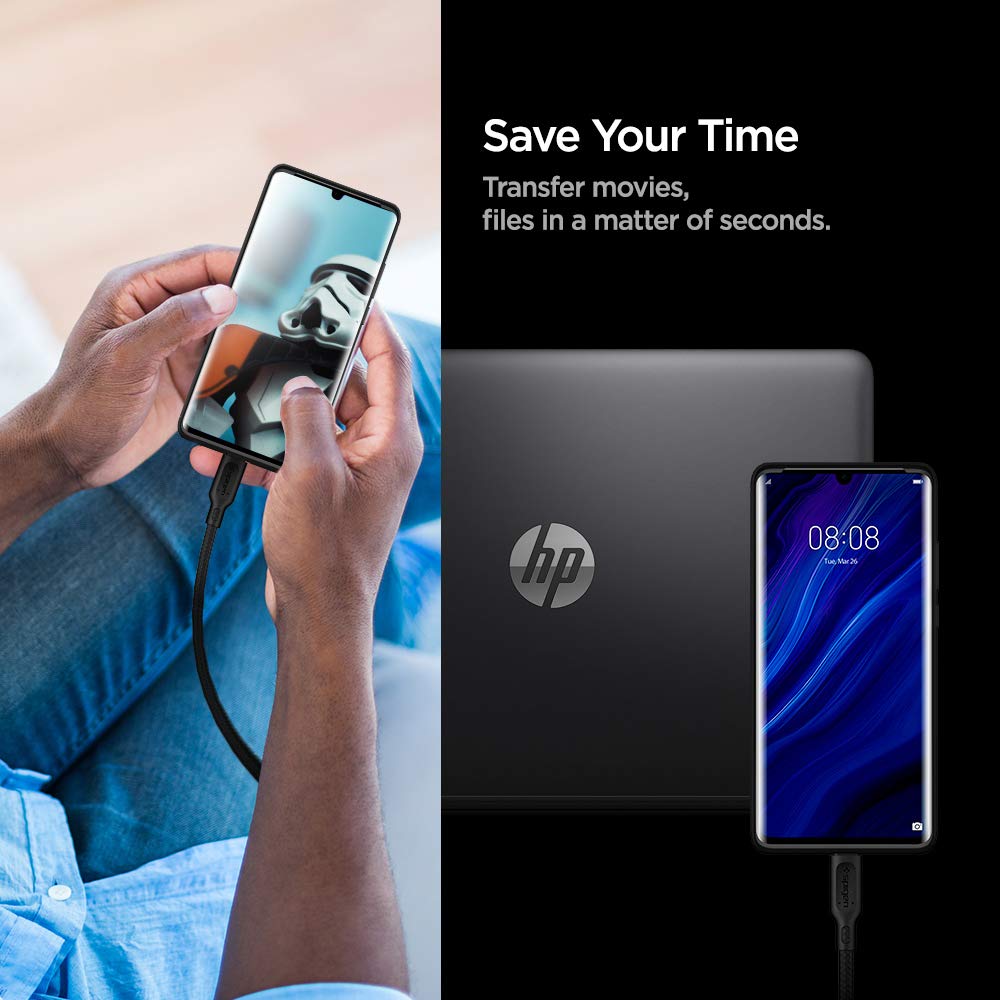 Spigen Type-A to C Cable-Black