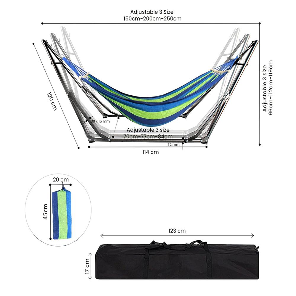 Dolphy Foldable Hammock With Stand - Age Group: All
