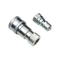 Ss Hydraulic Quick Coupler - Color: Silver