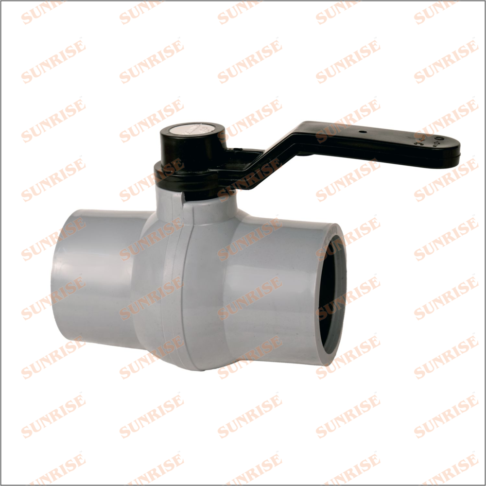 Pp Gray Ball Valve Long Handle