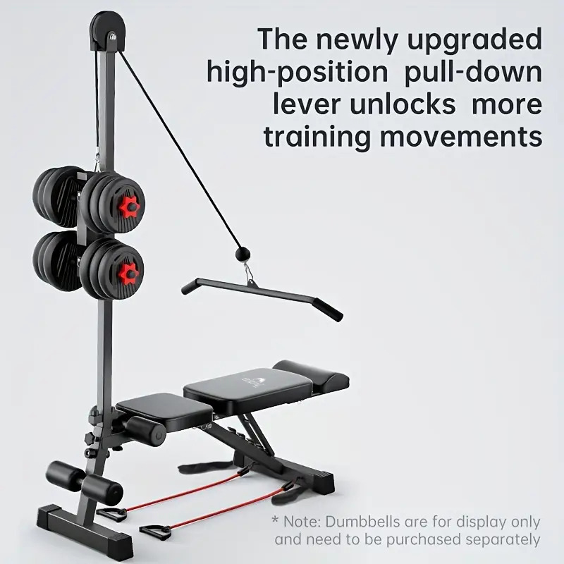 Dolphy 12-in-1 Multi-functional Home Gym Workout Bench - Application: Gain Strength