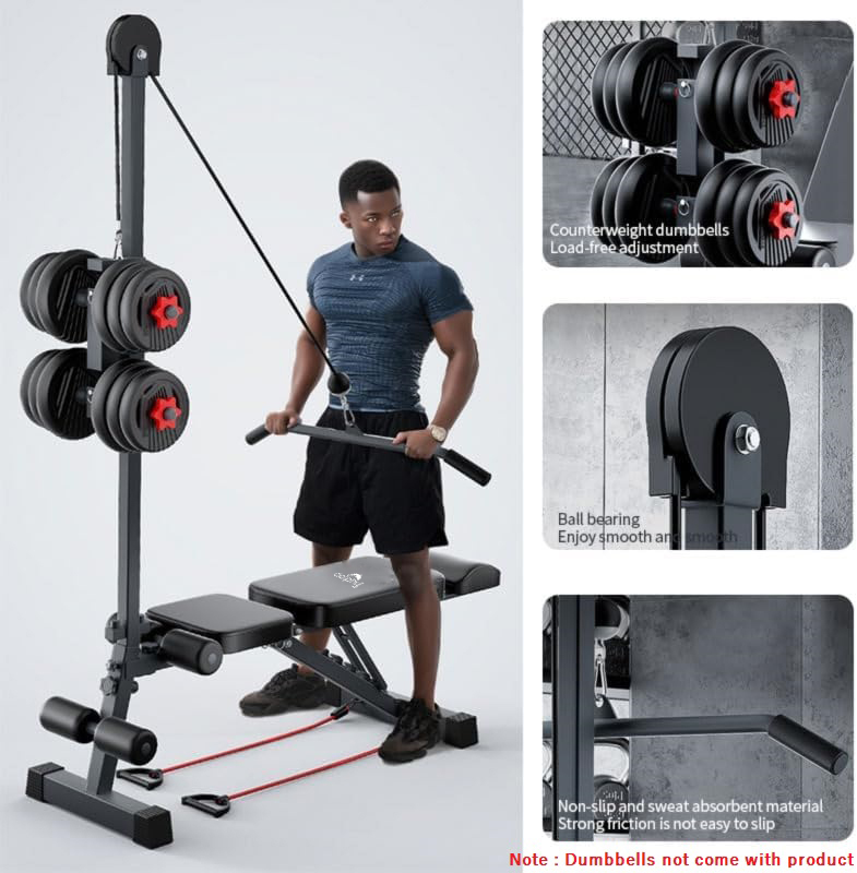 Dolphy 12-in-1 Multi-Functional Home Gym Workout Bench