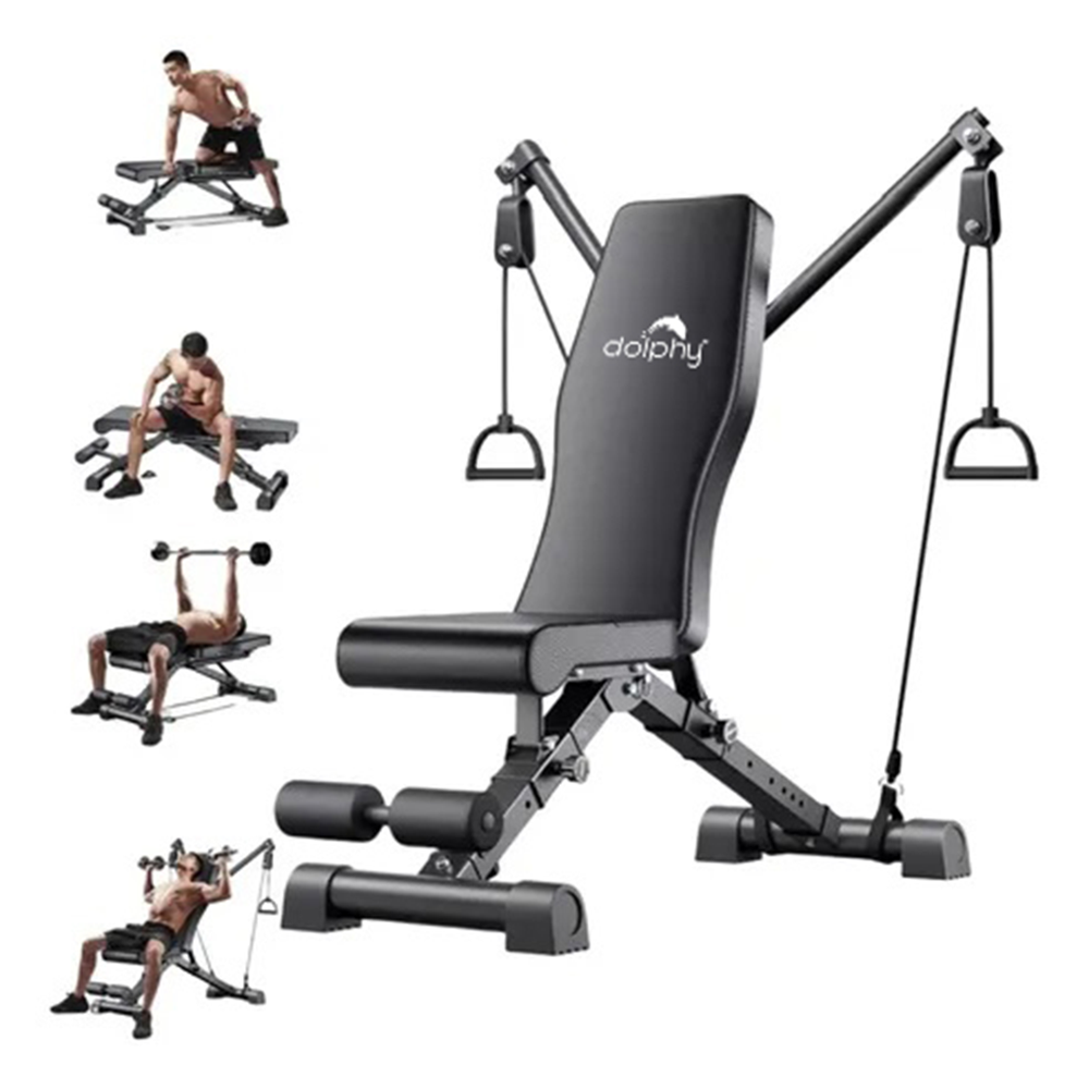 Adjustable Weight Bench for Home Gym Full Body Strength Training Foldable Incline